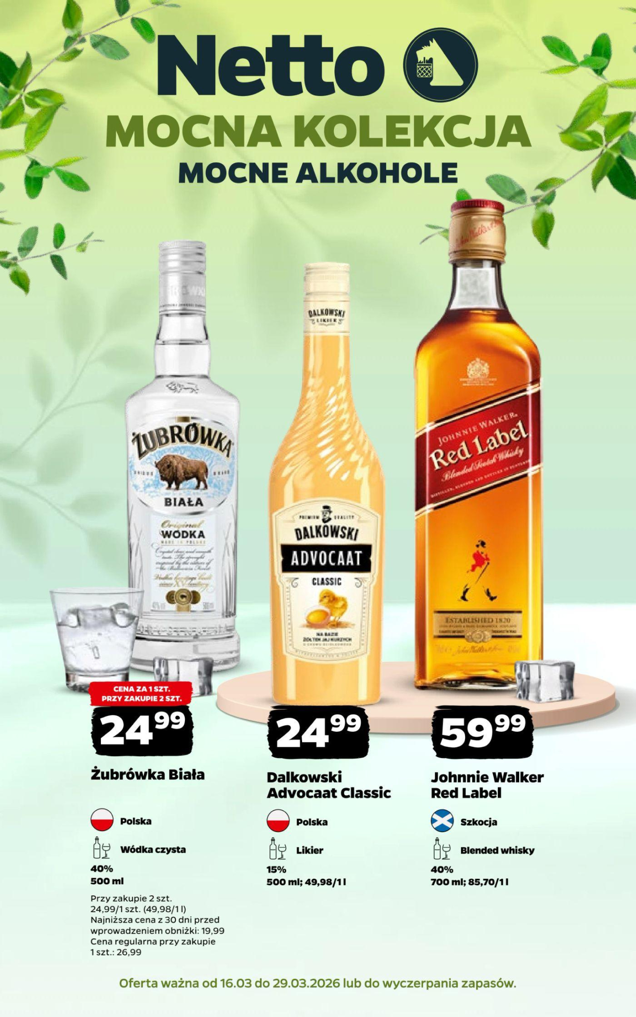 Netto gazetka - Alkohole od 16. 03. 2026