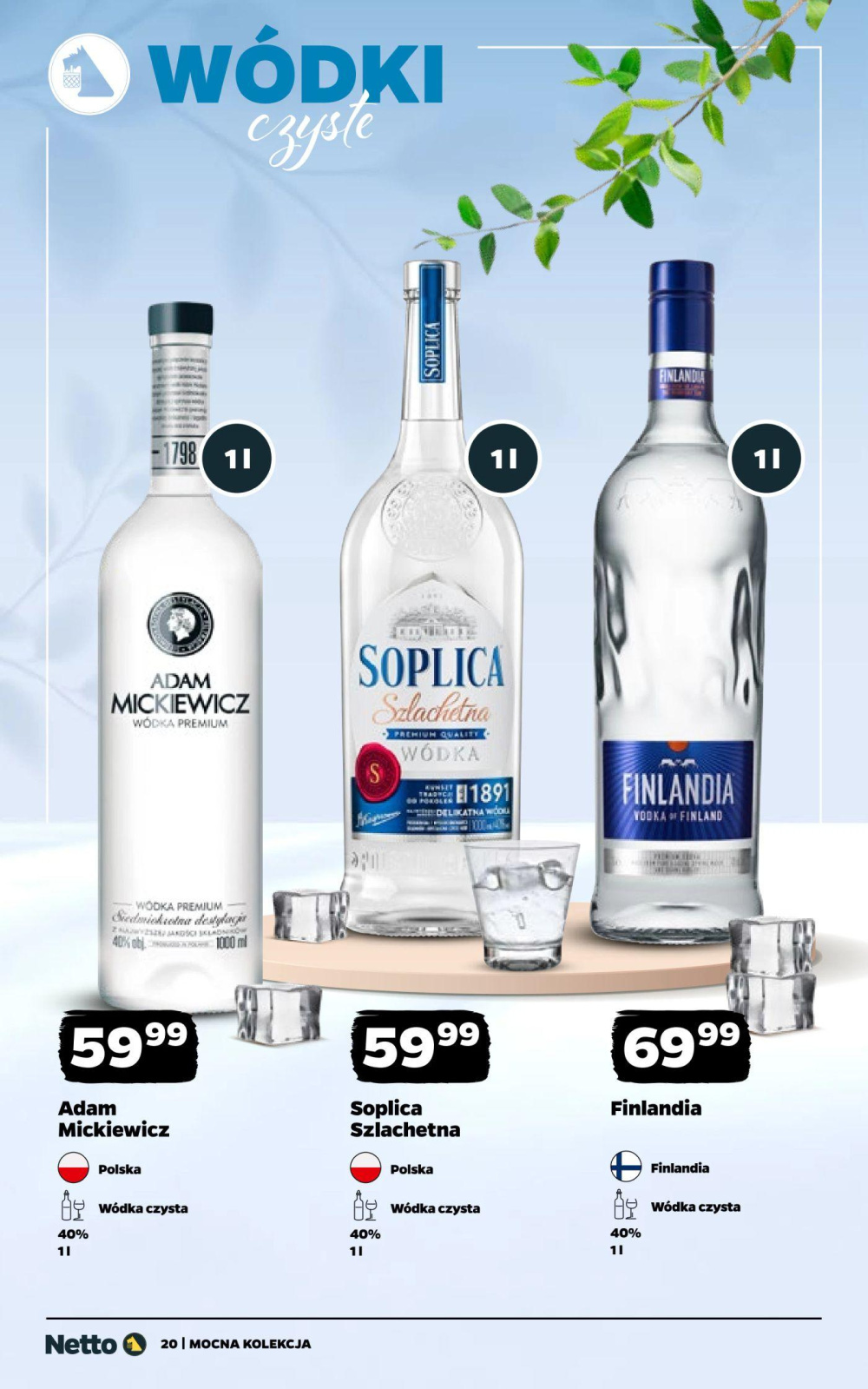 Leták Netto gazetka - Alkohole, Polsko - strana 20