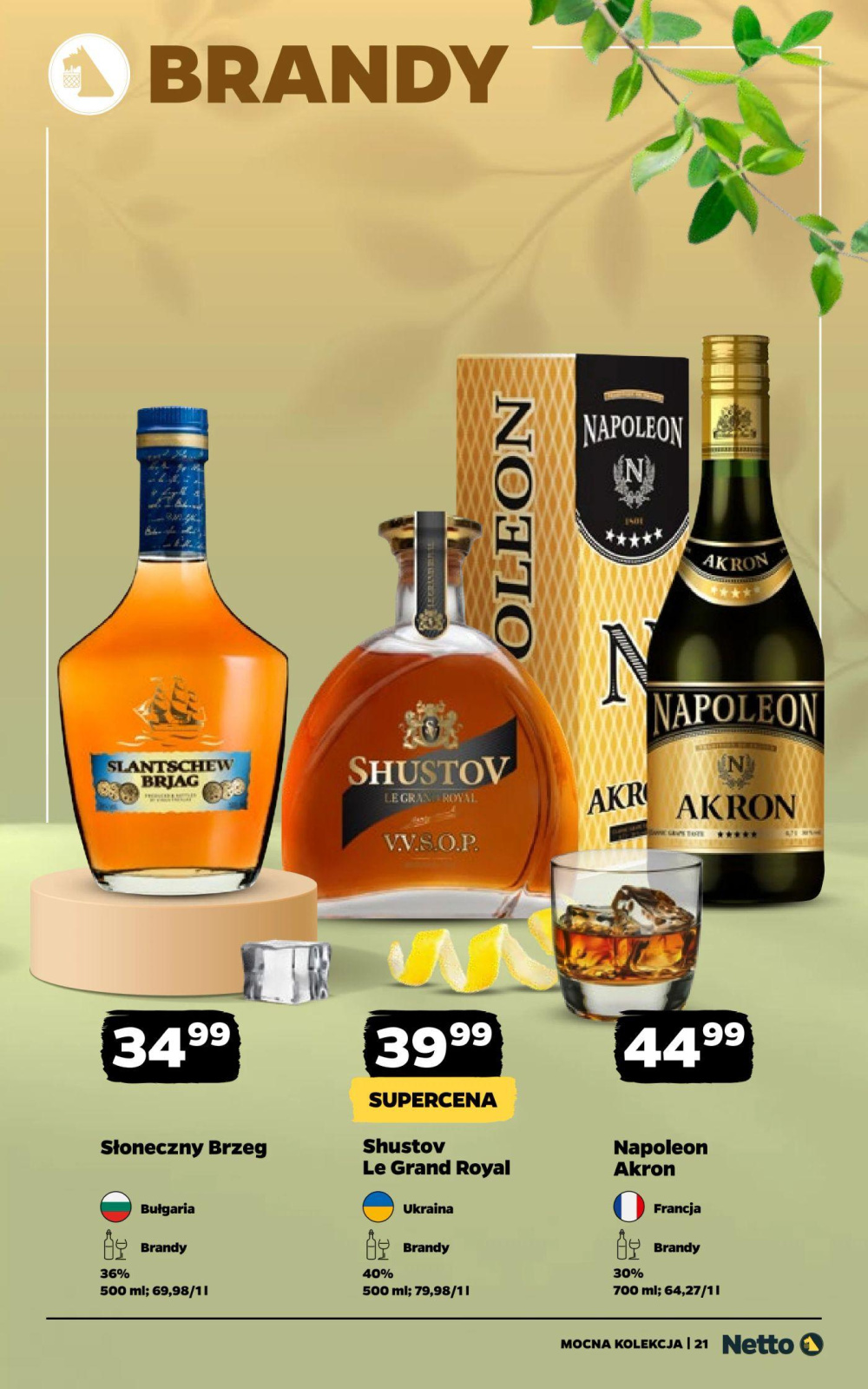Leták Netto gazetka - Alkohole, Polsko - strana 21