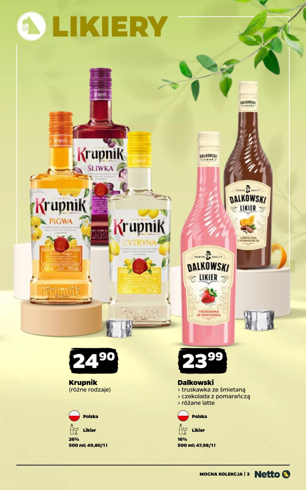 Leták Netto gazetka - Alkohole, Polsko - strana 3