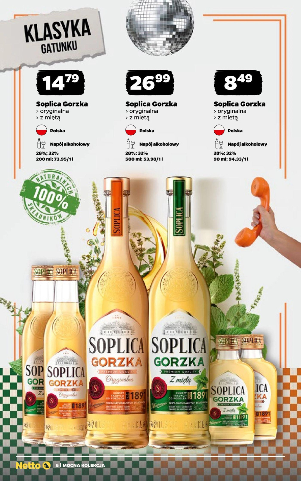 Leták Netto gazetka - Alkohole, Polsko - strana 6