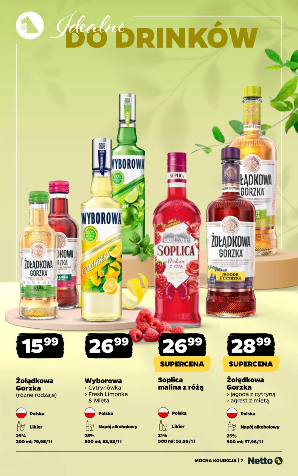 Leták Netto gazetka - Alkohole, Polsko - strana 7