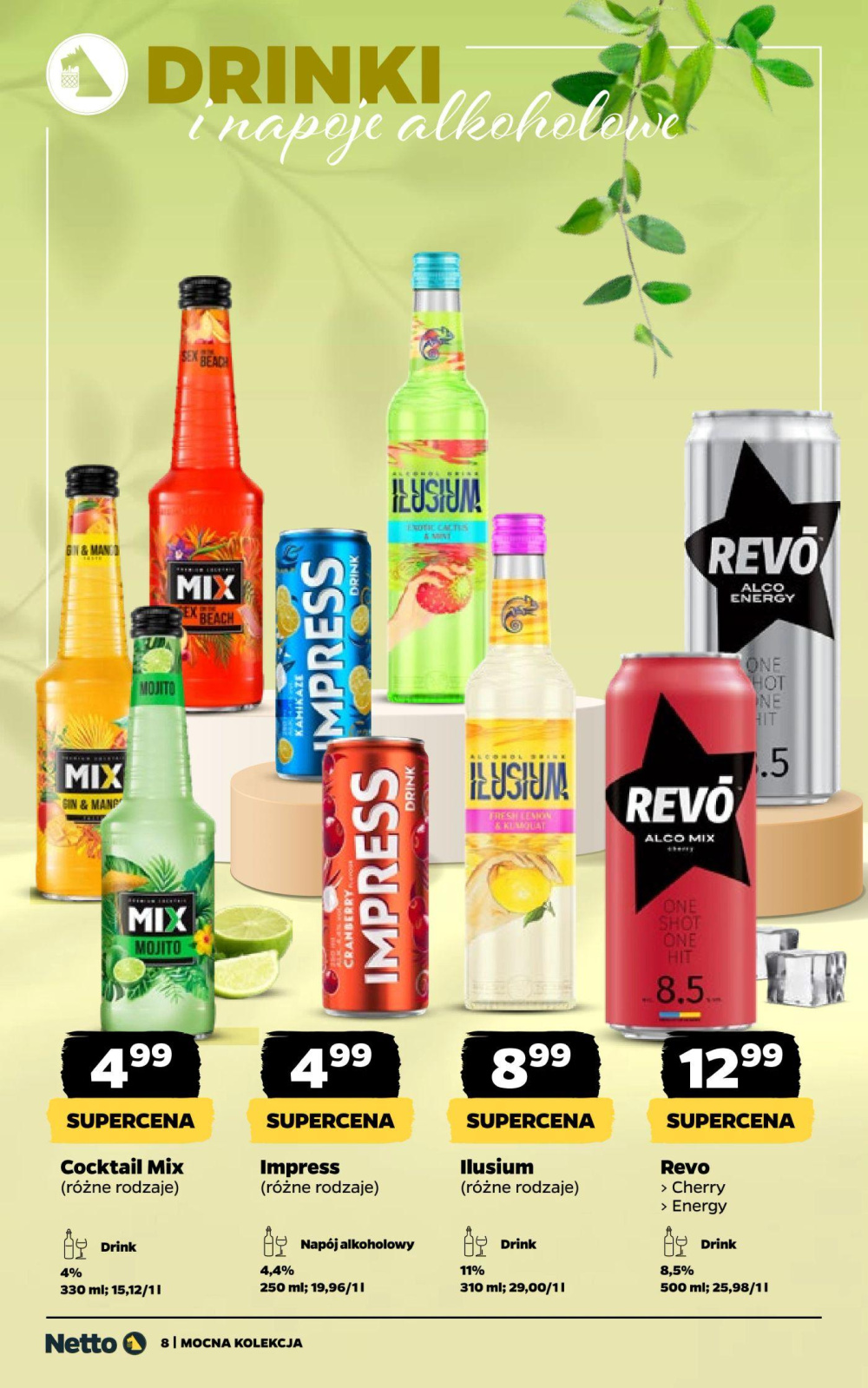 Leták Netto gazetka - Alkohole, Polsko - strana 8