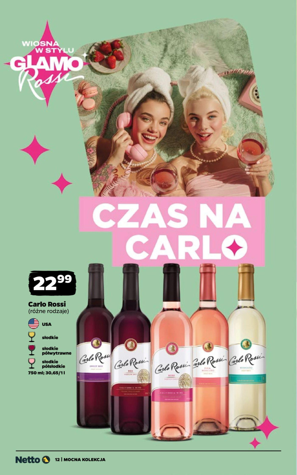 Leták Netto gazetka - Wina, Polsko - strana 12
