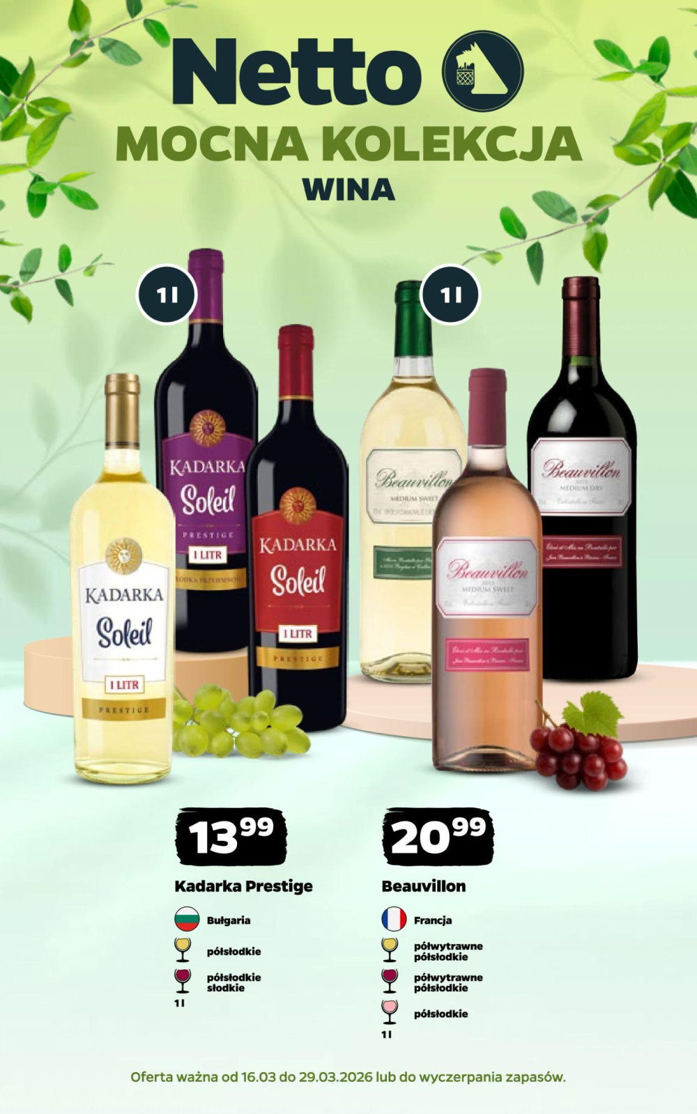 Leták Netto gazetka - Wina, Polsko - strana 1