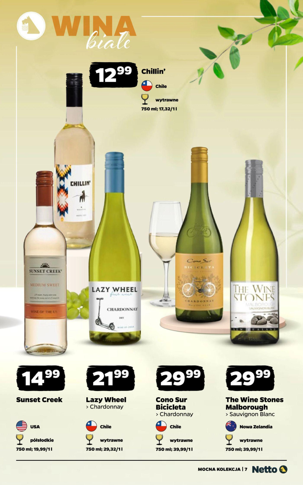 Leták Netto gazetka - Wina, Polsko - strana 7