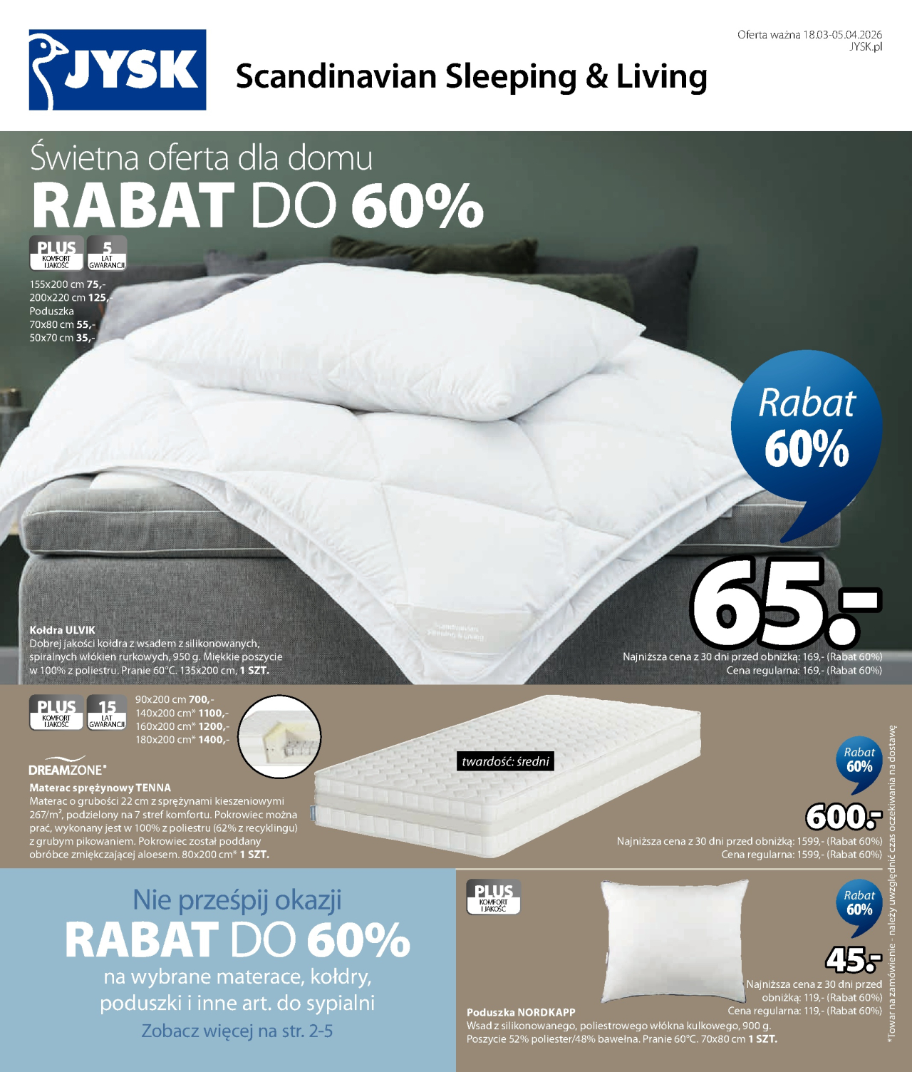 Jysk gazetka od 18. 03. 2026