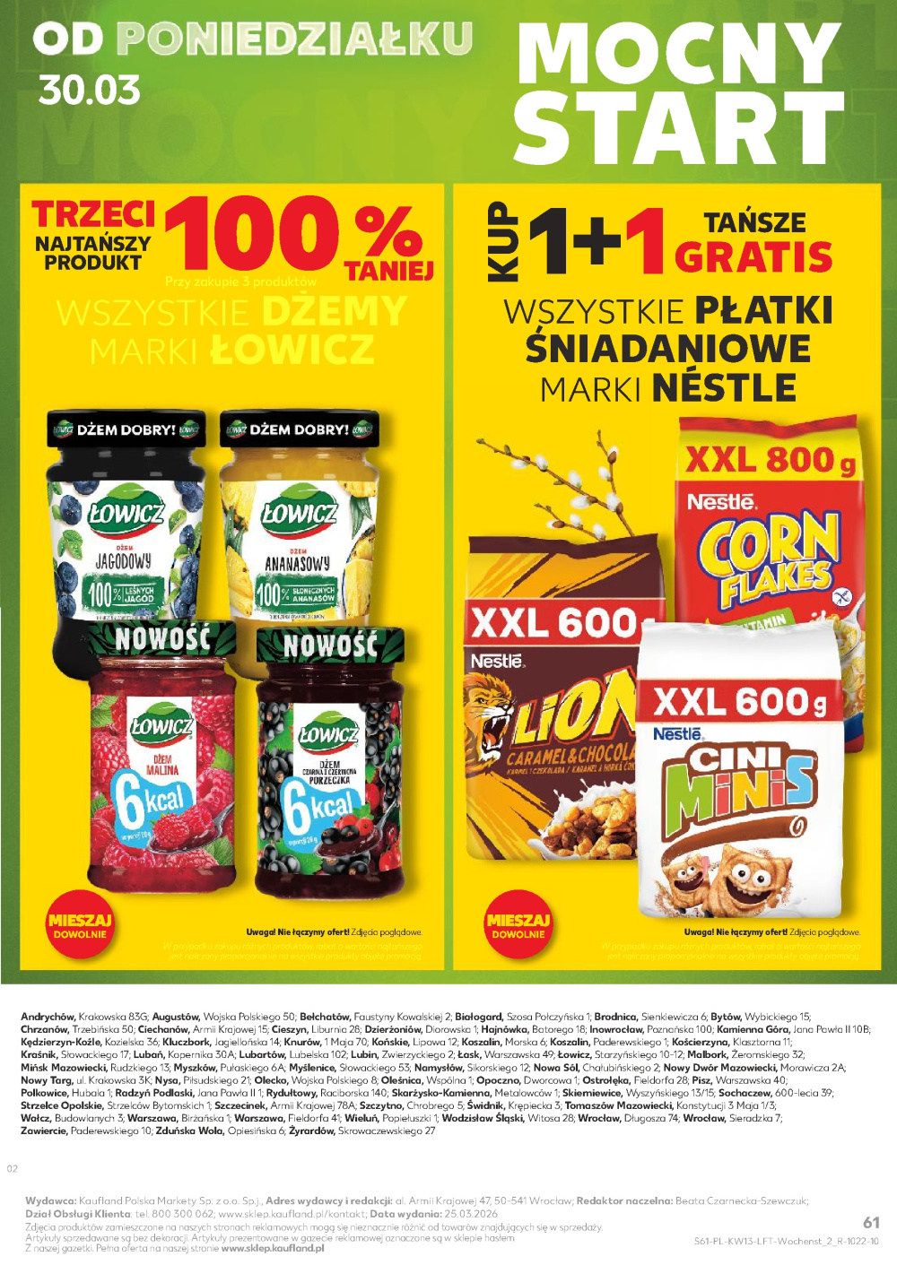 Leták Kaufland gazetka Hajnówka, Polsko - strana 61