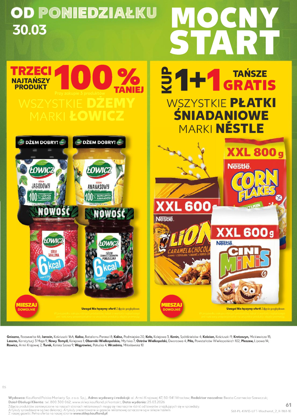 Leták Kaufland gazetka Leszno, Polsko - strana 61