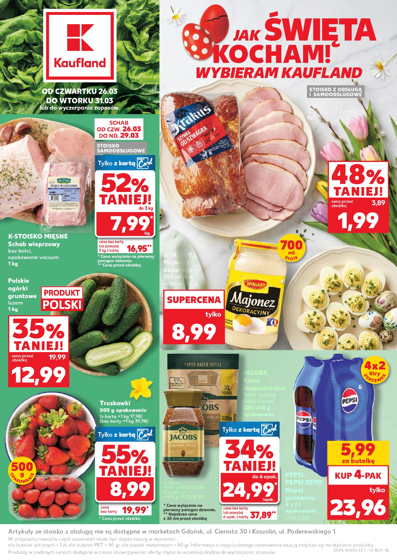 Kaufland gazetka Warszawa Białołęka od 26. 03. 2026