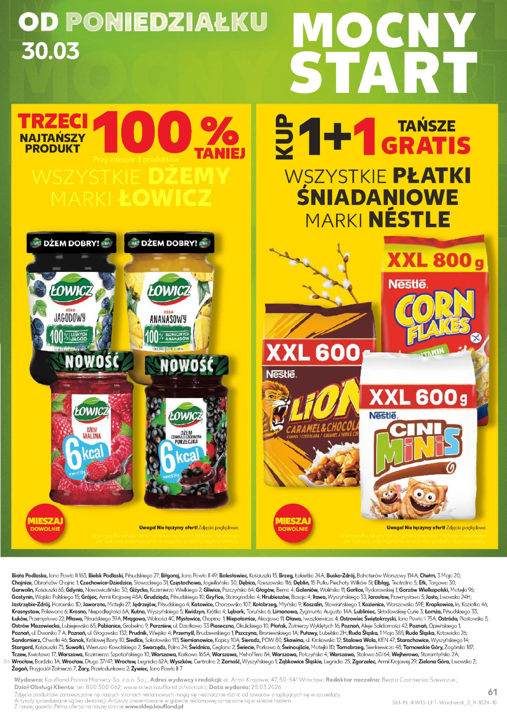 Leták Kaufland gazetka Elbląg, Polsko - strana 61