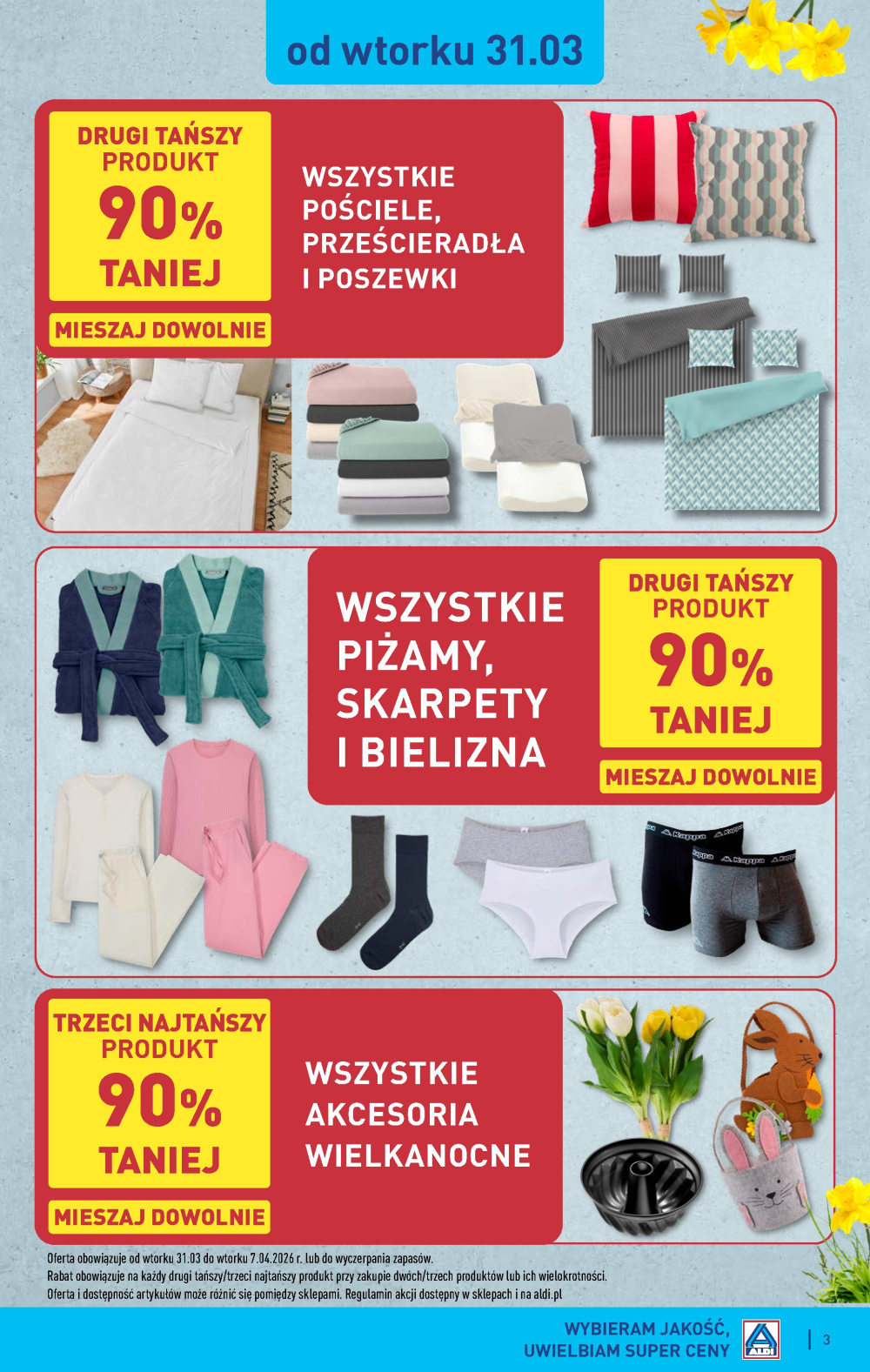 Leták Aldi offerta - Artykuły przemysłowe i tekstylia, Polsko - strana 3