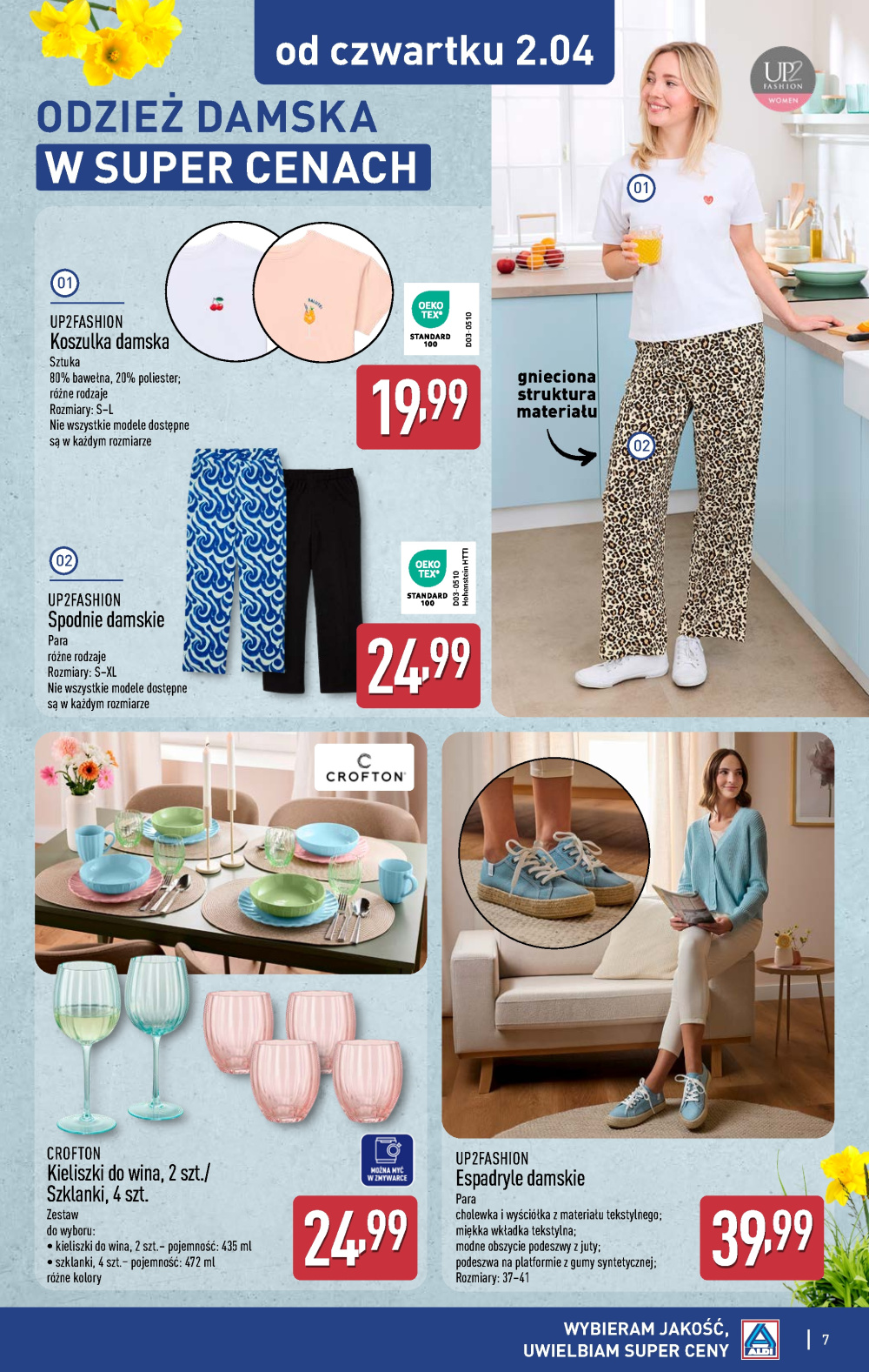 Leták Aldi offerta - Artykuły przemysłowe i tekstylia, Polsko - strana 7