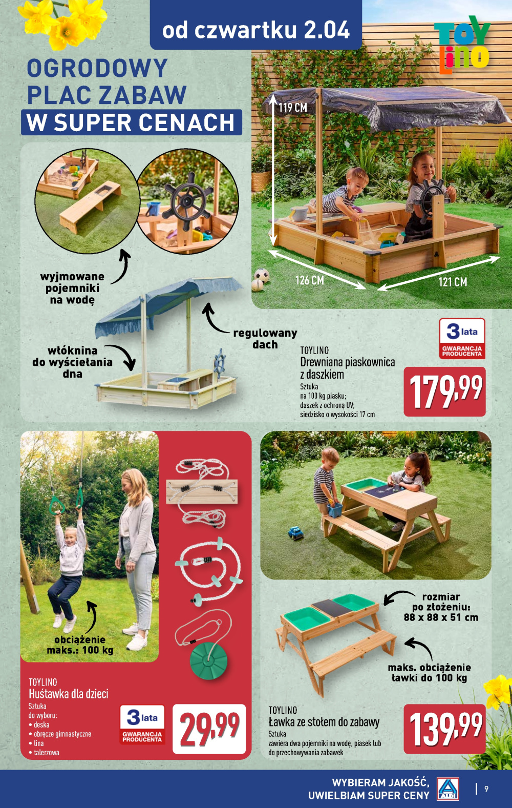 Leták Aldi offerta - Artykuły przemysłowe i tekstylia, Polsko - strana 9