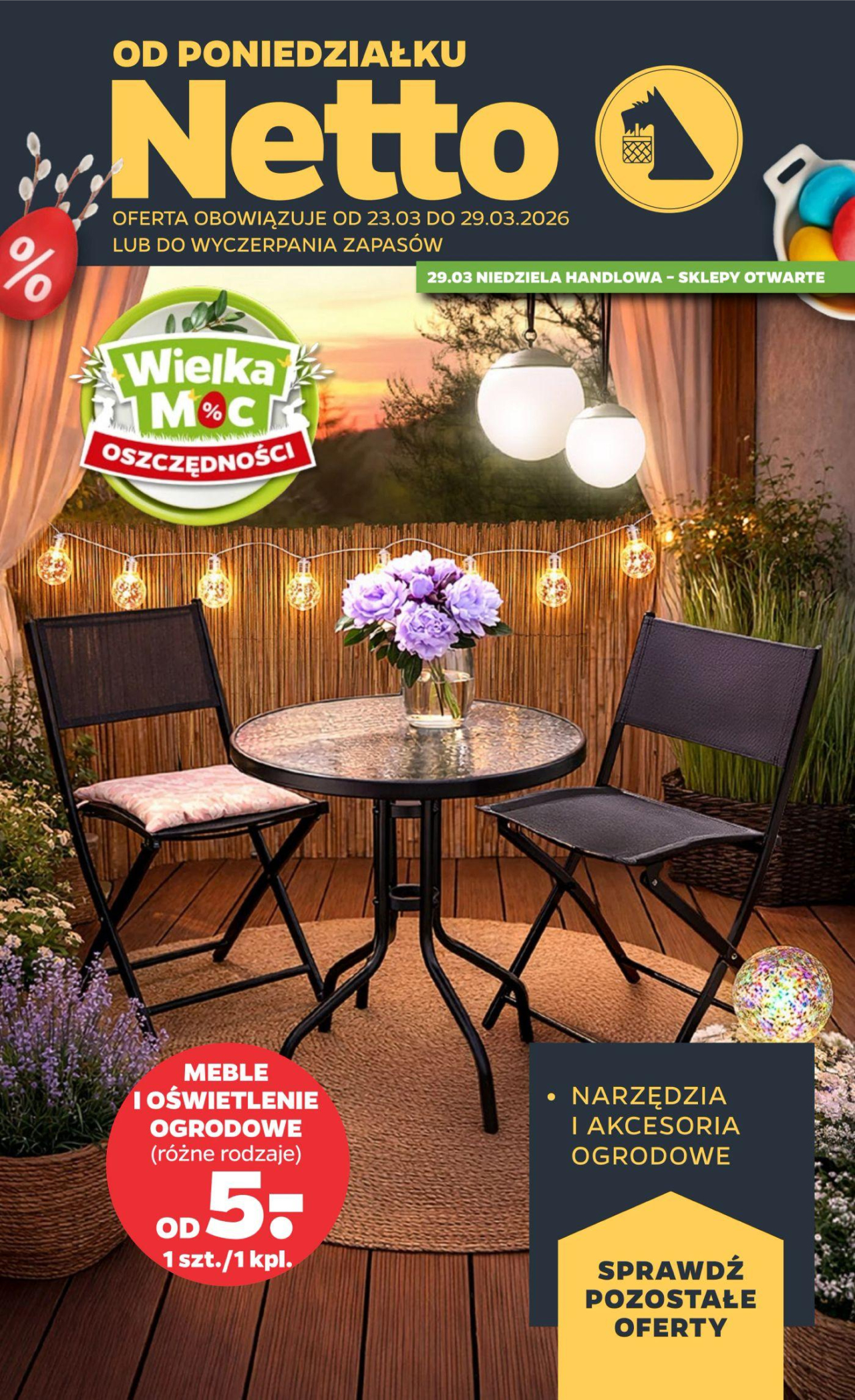 Netto gazetka - Non food od 23. 03. 2026