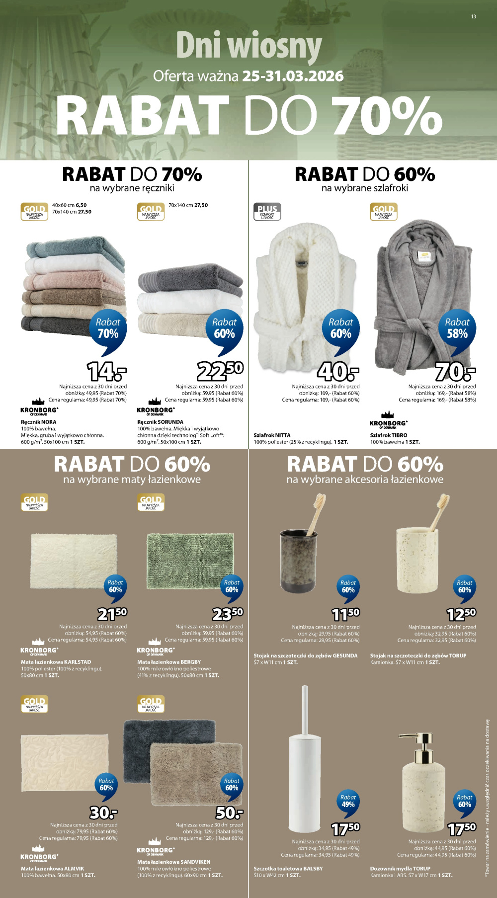 Leták Jysk gazetka, Polsko - strana 14