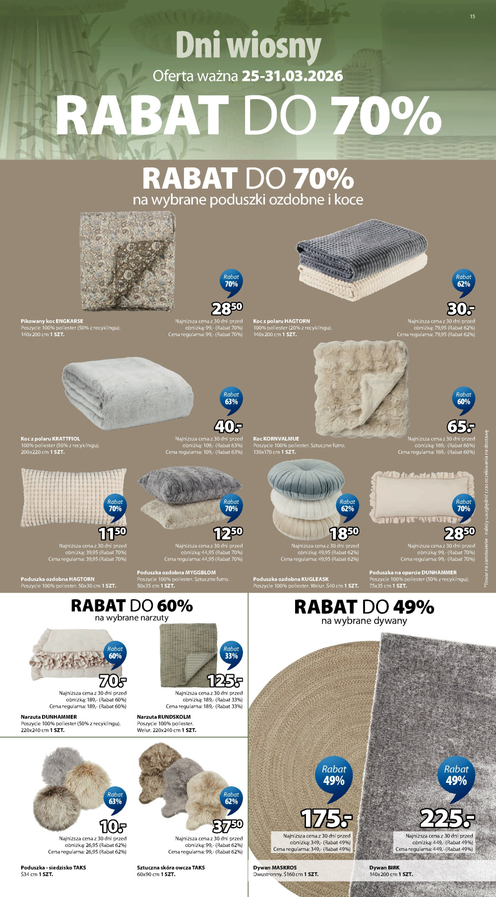 Leták Jysk gazetka, Polsko - strana 16