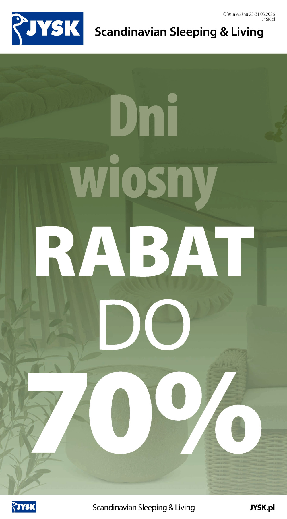 Leták Jysk gazetka, Polsko - strana 1