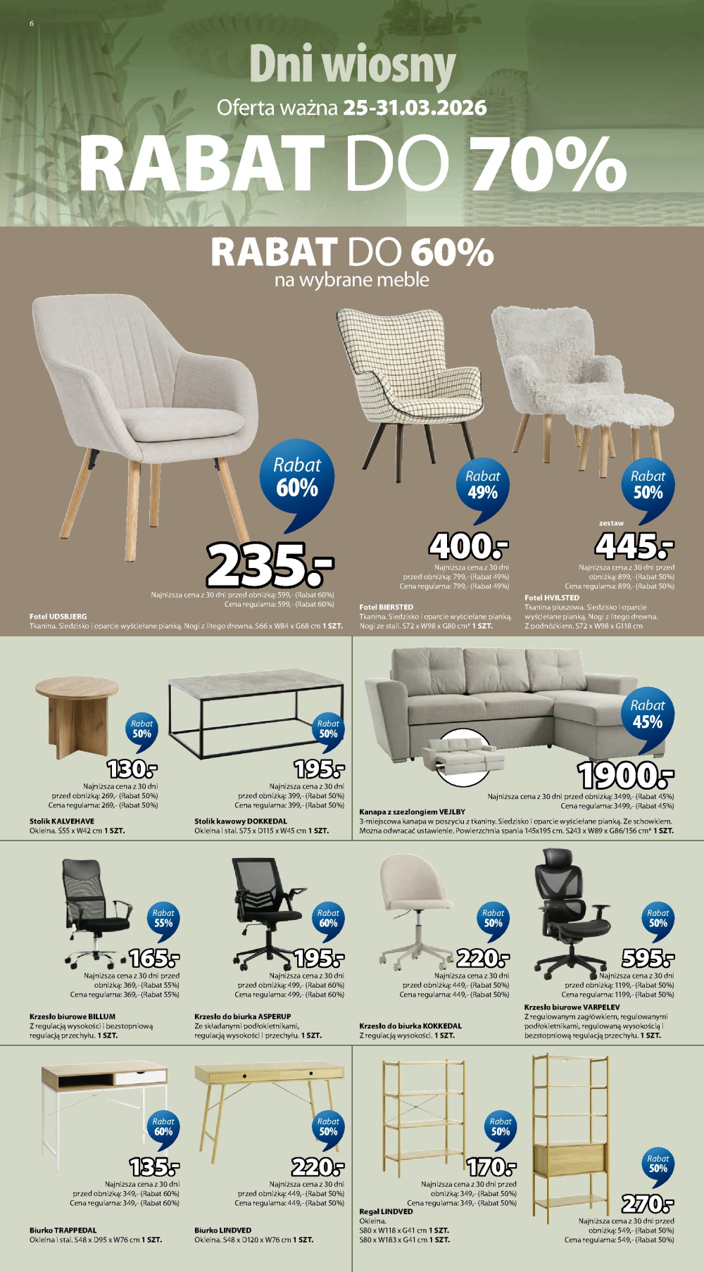 Leták Jysk gazetka, Polsko - strana 7