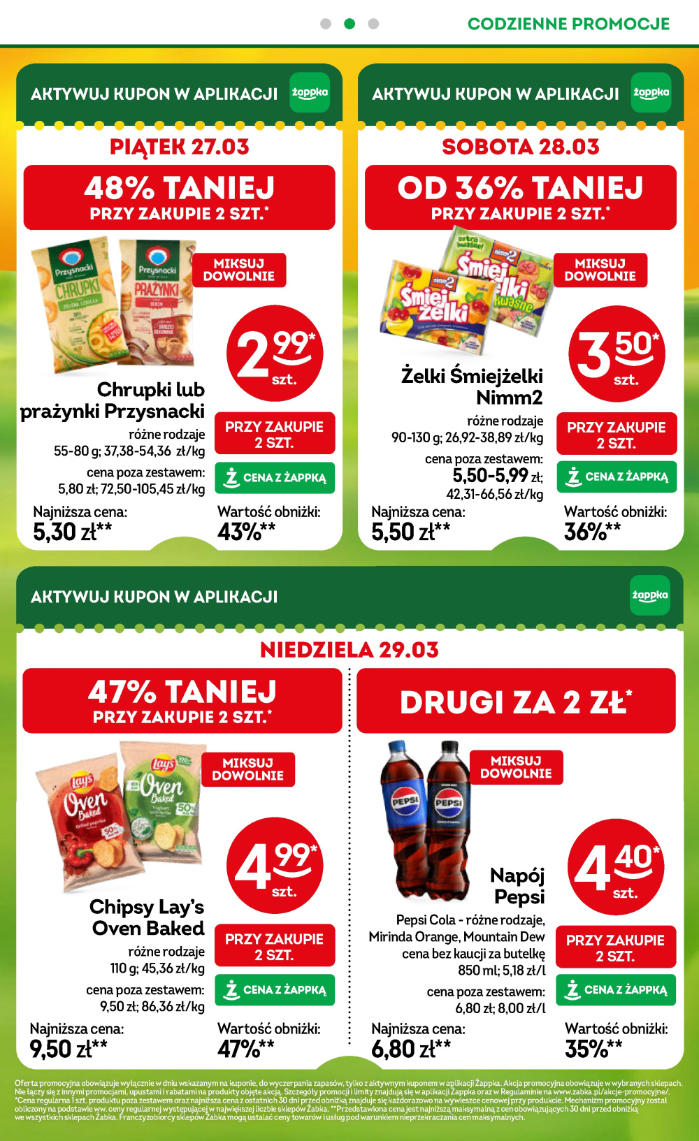 Leták Żabka gazetka, Polsko - strana 3