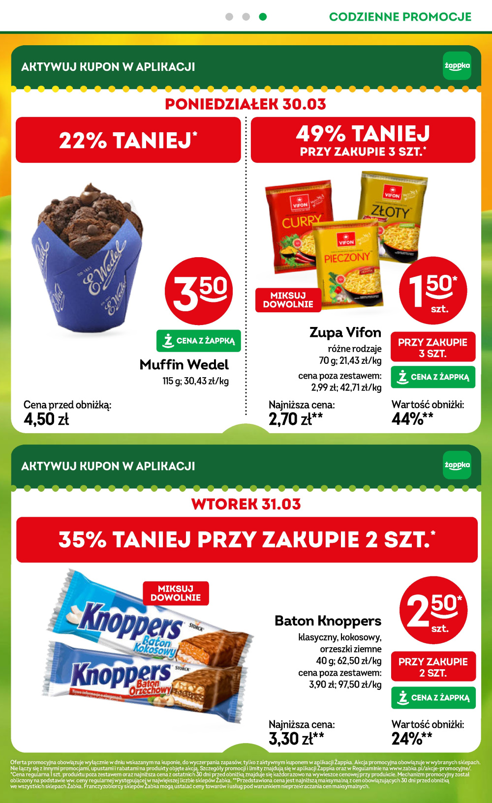 Leták Żabka gazetka, Polsko - strana 4