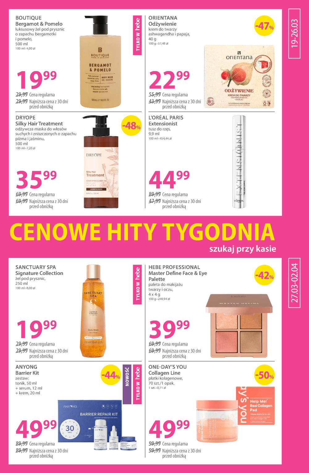 Leták Hebe - drogerie gazetka, Polsko - strana 11