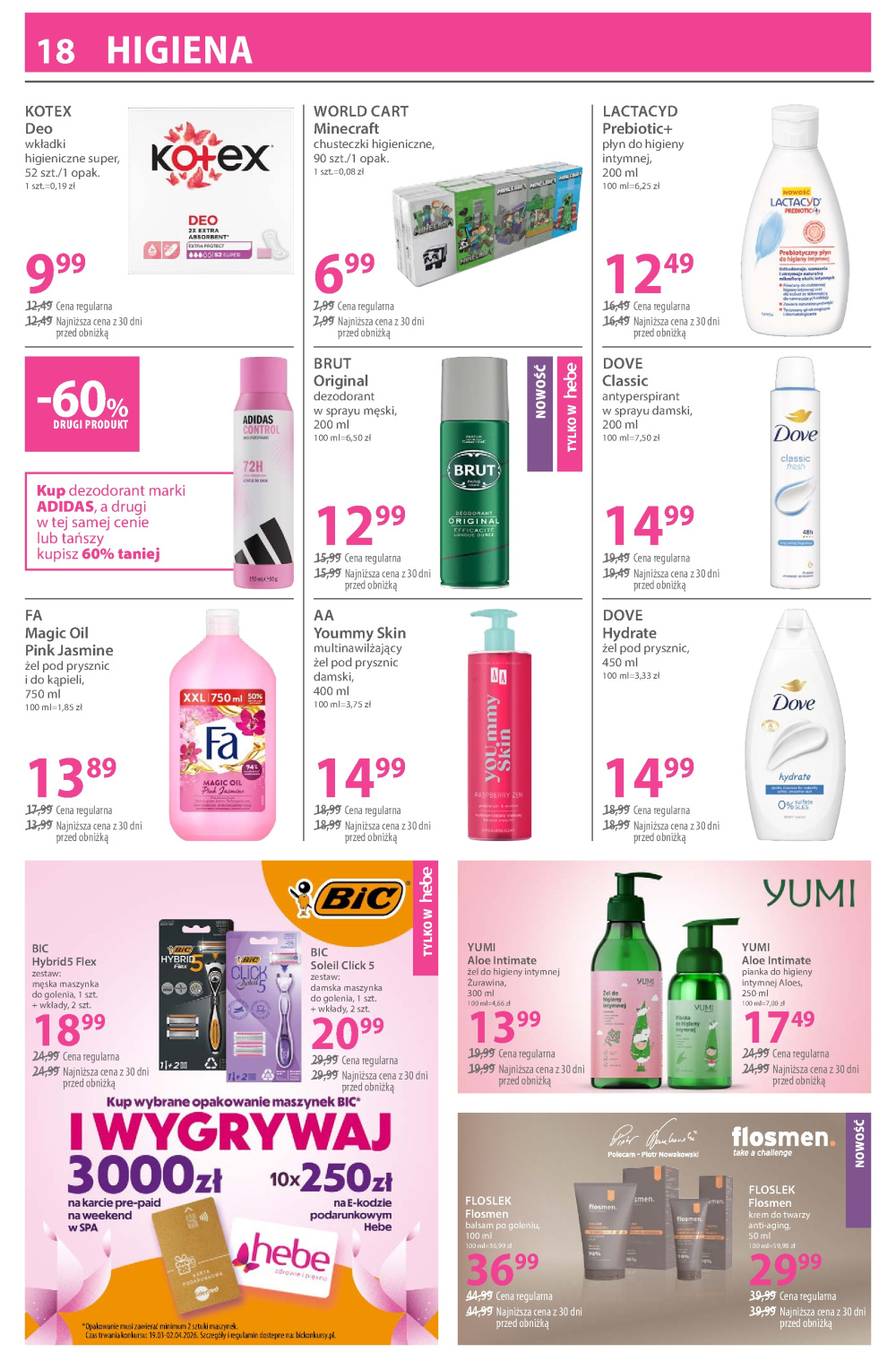 Leták Hebe - drogerie gazetka, Polsko - strana 18