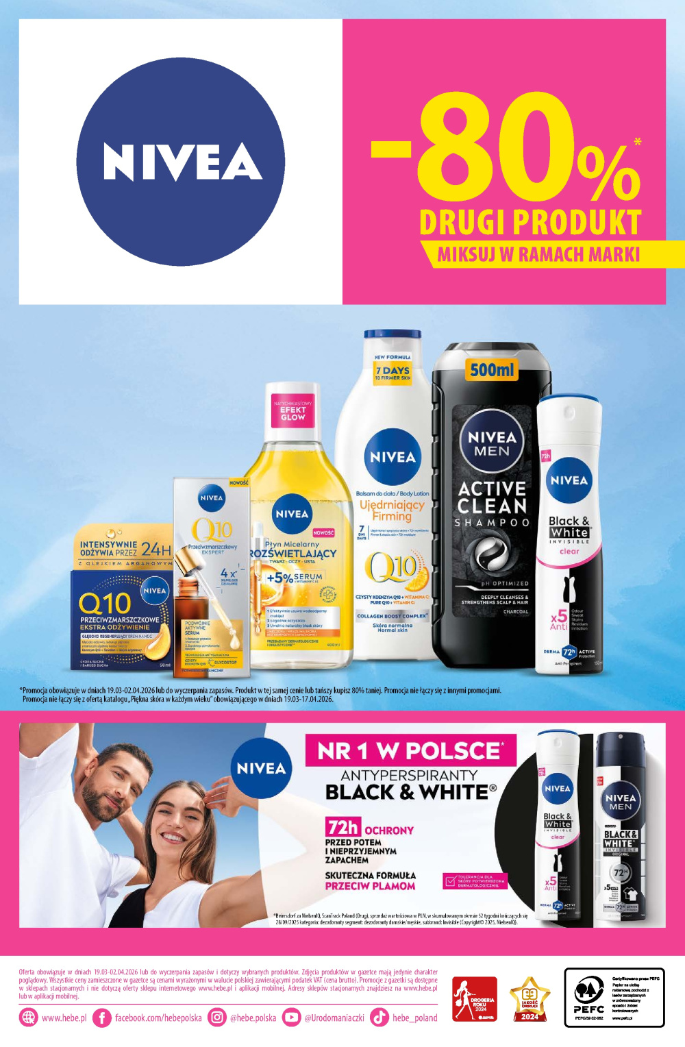 Leták Hebe - drogerie gazetka, Polsko - strana 22