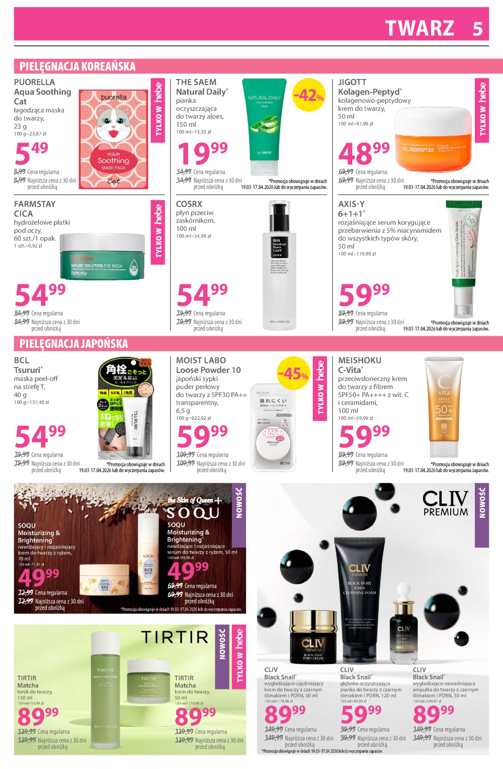 Leták Hebe - drogerie gazetka, Polsko - strana 5