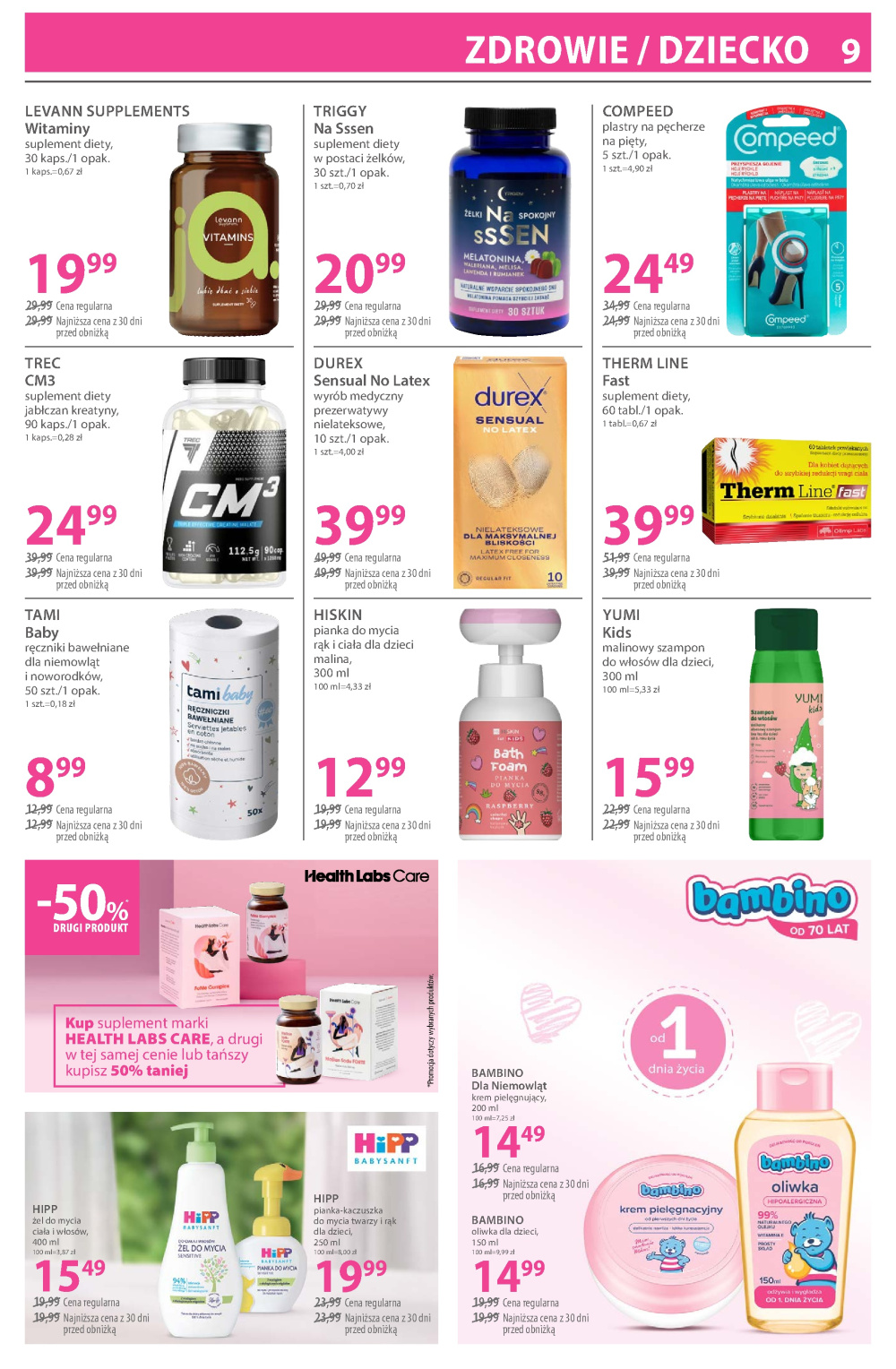 Leták Hebe - drogerie gazetka, Polsko - strana 9