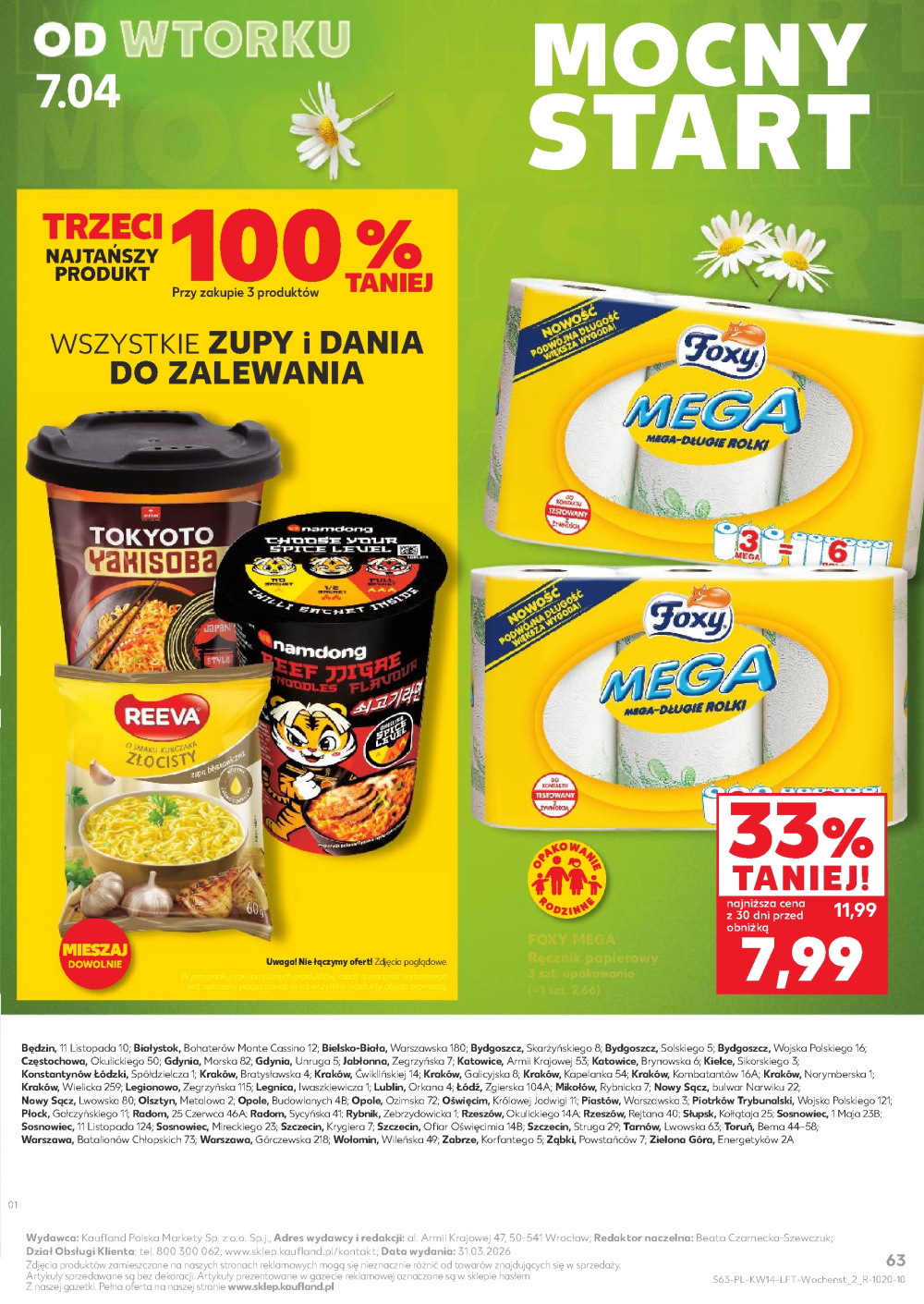 Leták Kaufland gazetka Gdynia Grabówek, Polsko - strana 63