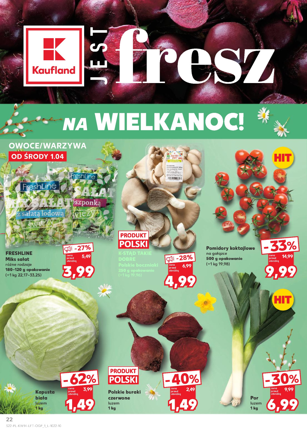 Leták Kaufland gazetka Krosno, Polsko - strana 22