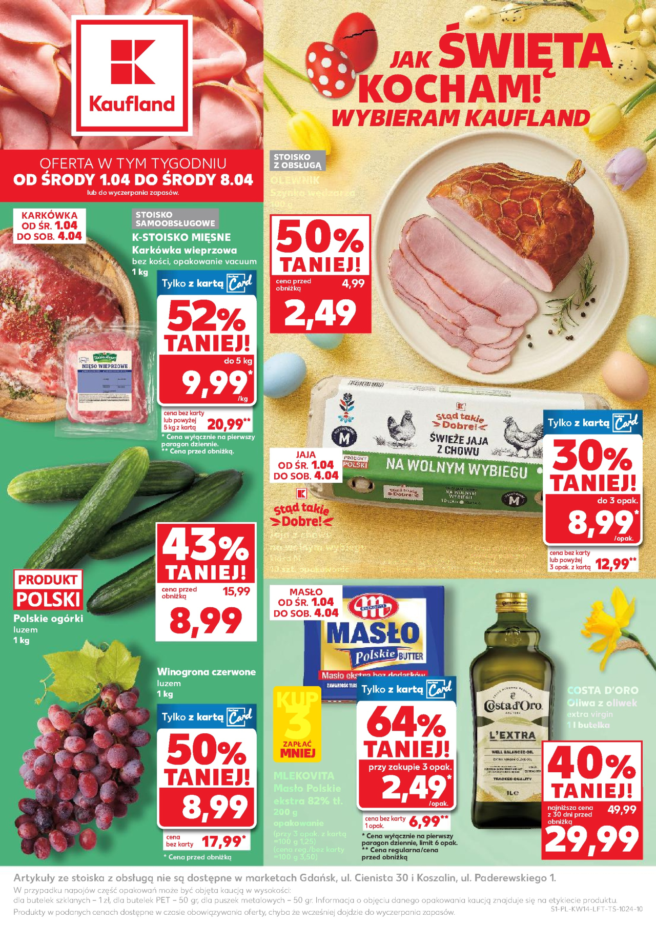 Kaufland gazetka Mrągowo od 1. 04. 2026