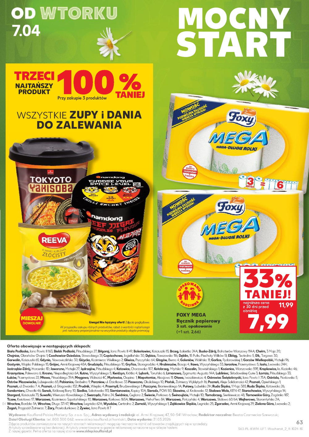 Leták Kaufland gazetka Pszczyna, Polsko - strana 63