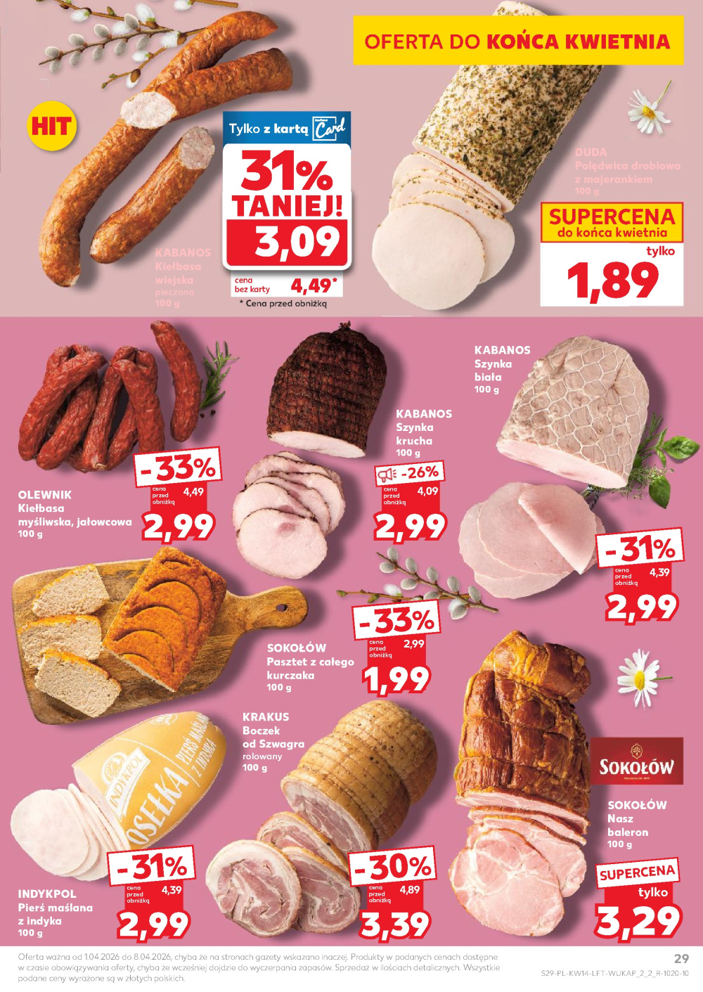 Leták Kaufland gazetka Szczecin Bolinko, Polsko - strana 29