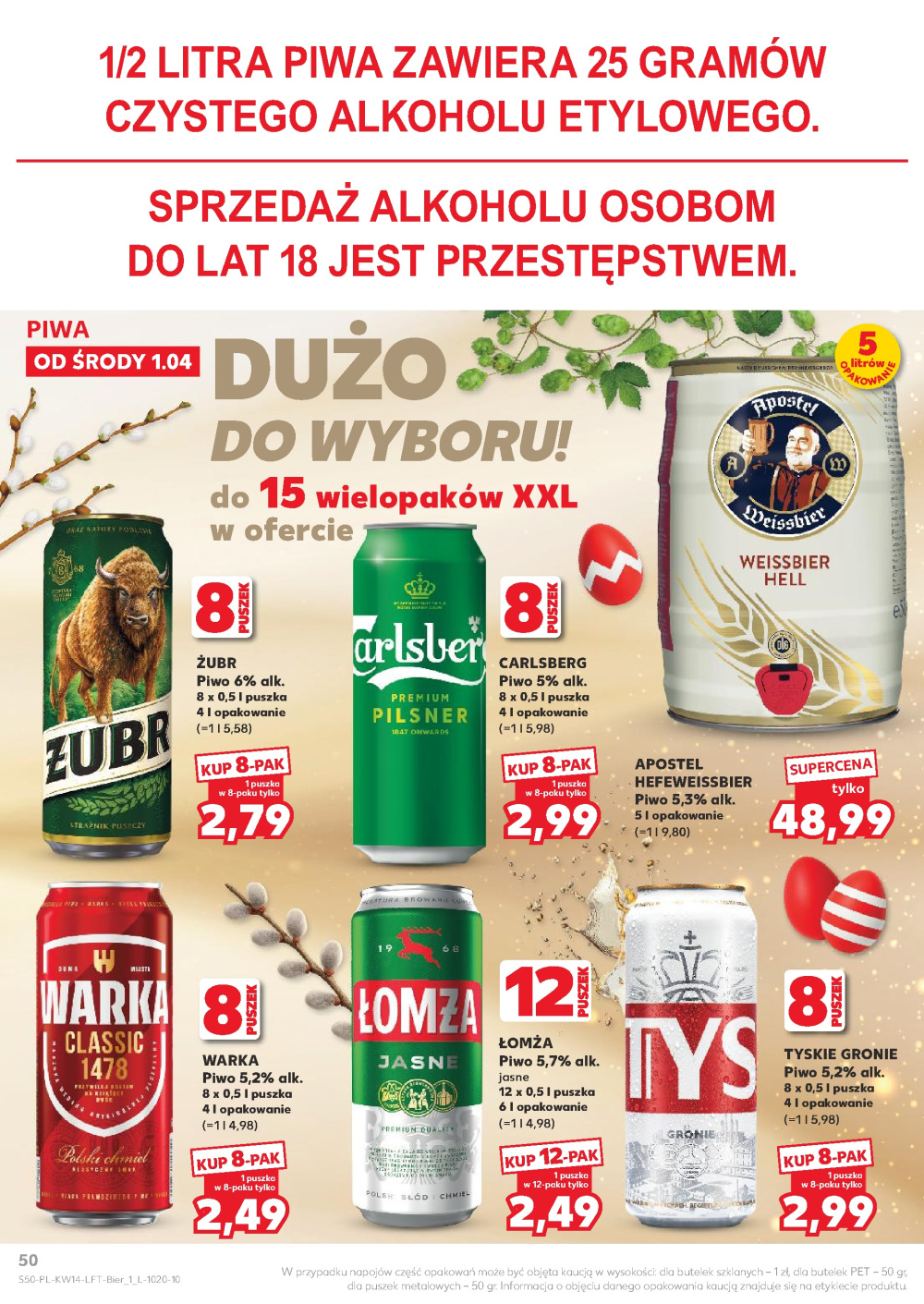 Leták Kaufland gazetka Żyrardów, Polsko - strana 50
