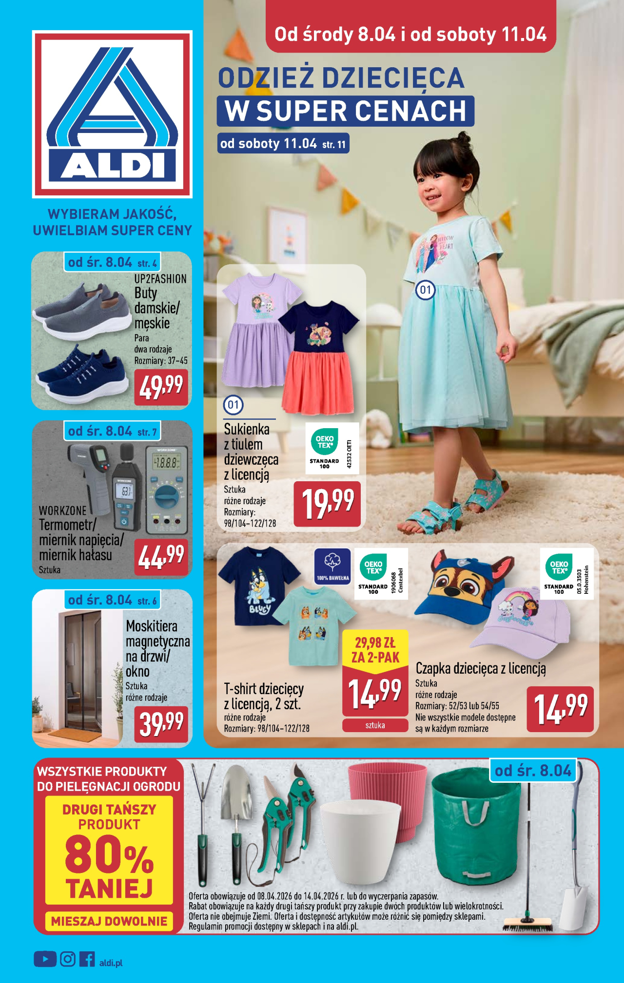 Aldi offerta - Artykuły przemysłowe i tekstylia od 8. 04. 2026