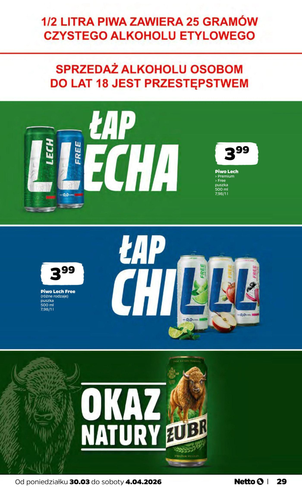 Leták Netto gazetka, Polsko - strana 29