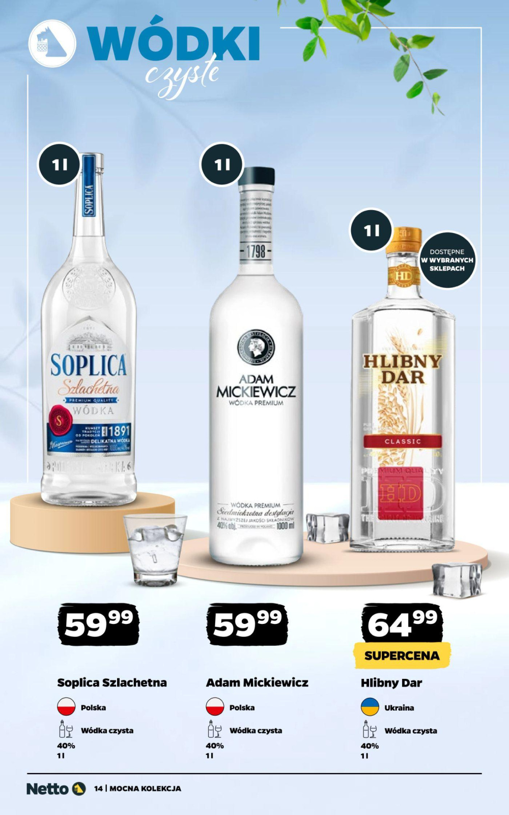 Leták Netto gazetka - Mocne Alkohole, Polsko - strana 14