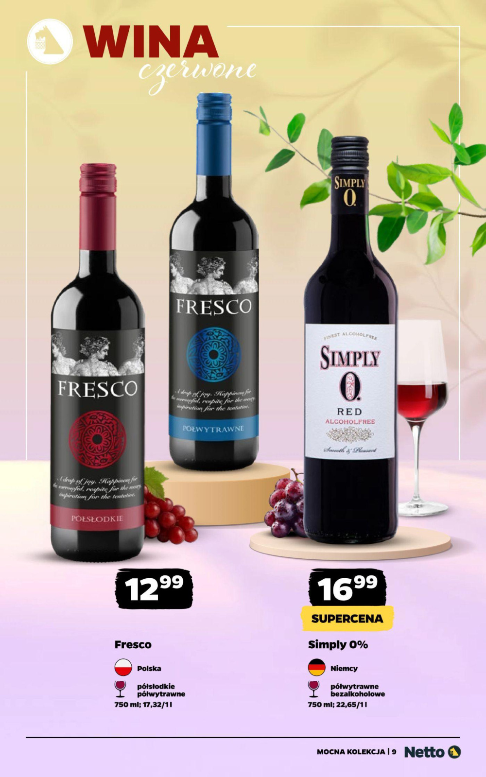 Leták Netto gazetka - Wina, Polsko - strana 9