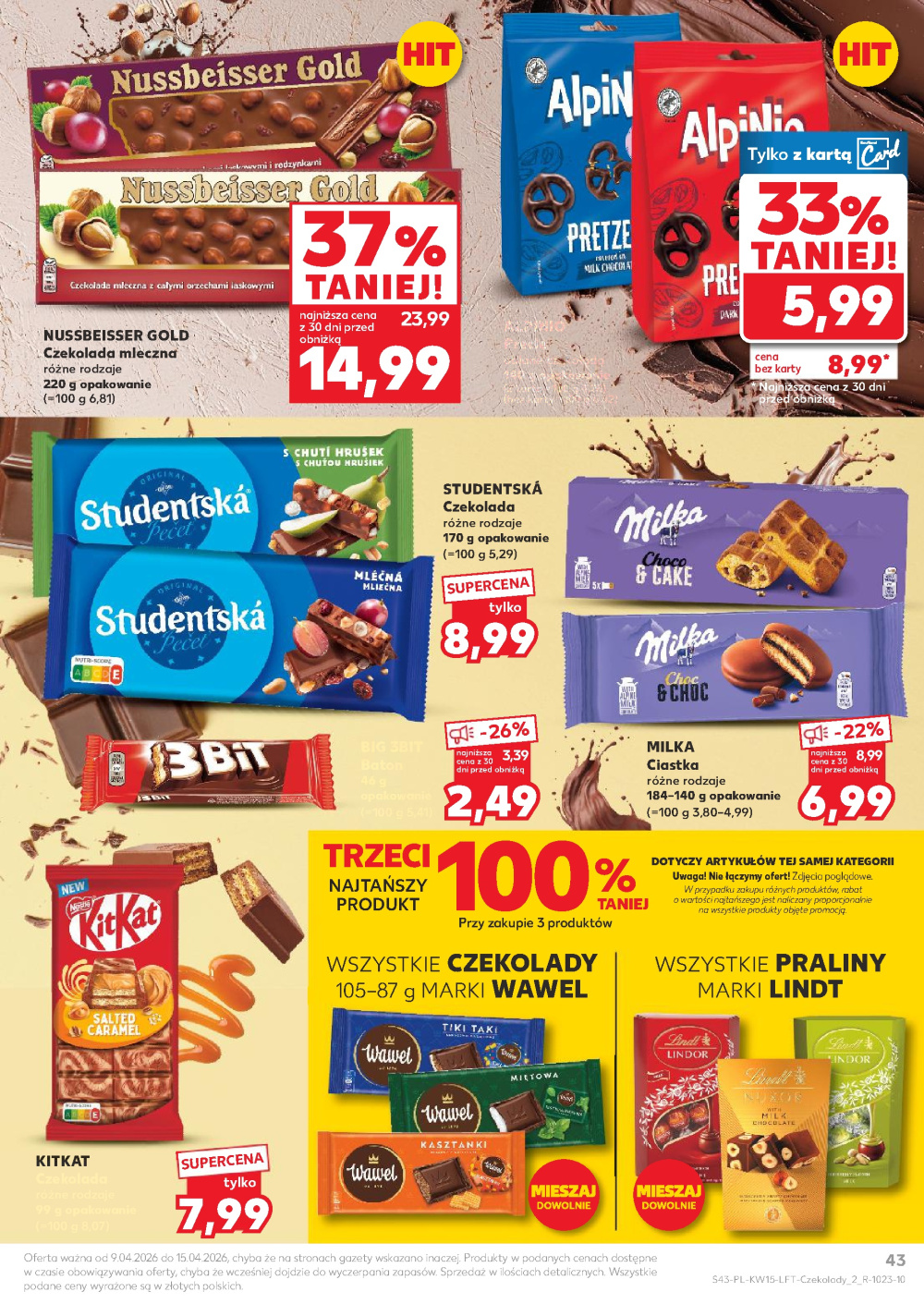 Leták Kaufland gazetka Dąbrowa Górnicza Gołonóg, Polsko - strana 43