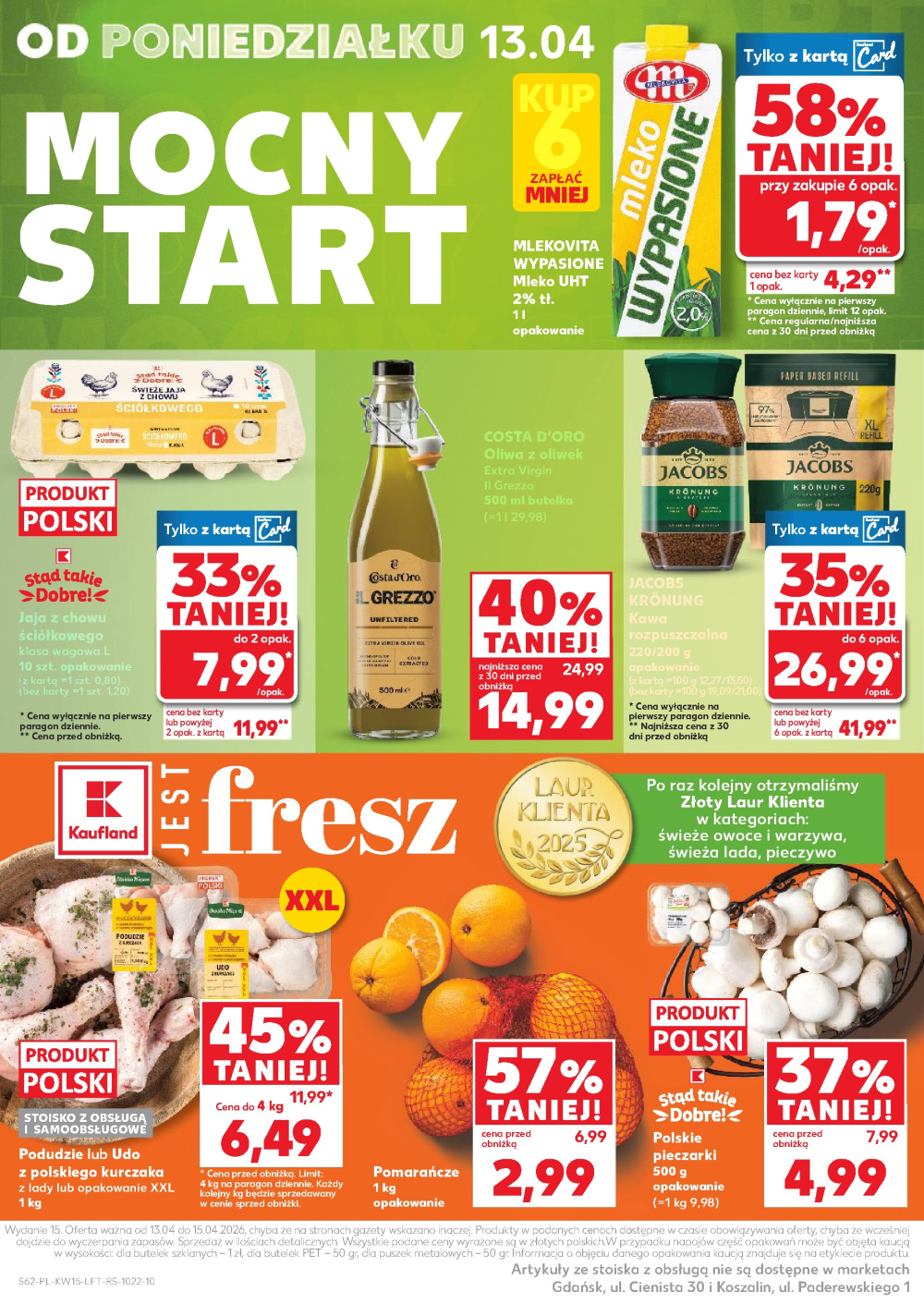 Leták Kaufland gazetka Hrubieszów, Polsko - strana 62