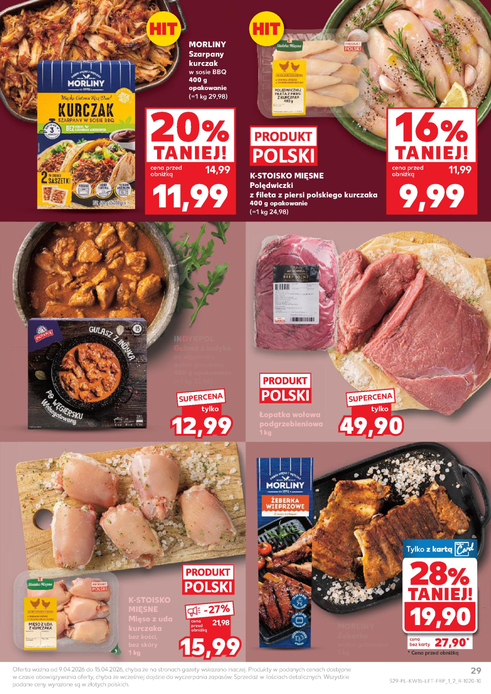 Leták Kaufland gazetka Racibórz, Polsko - strana 29