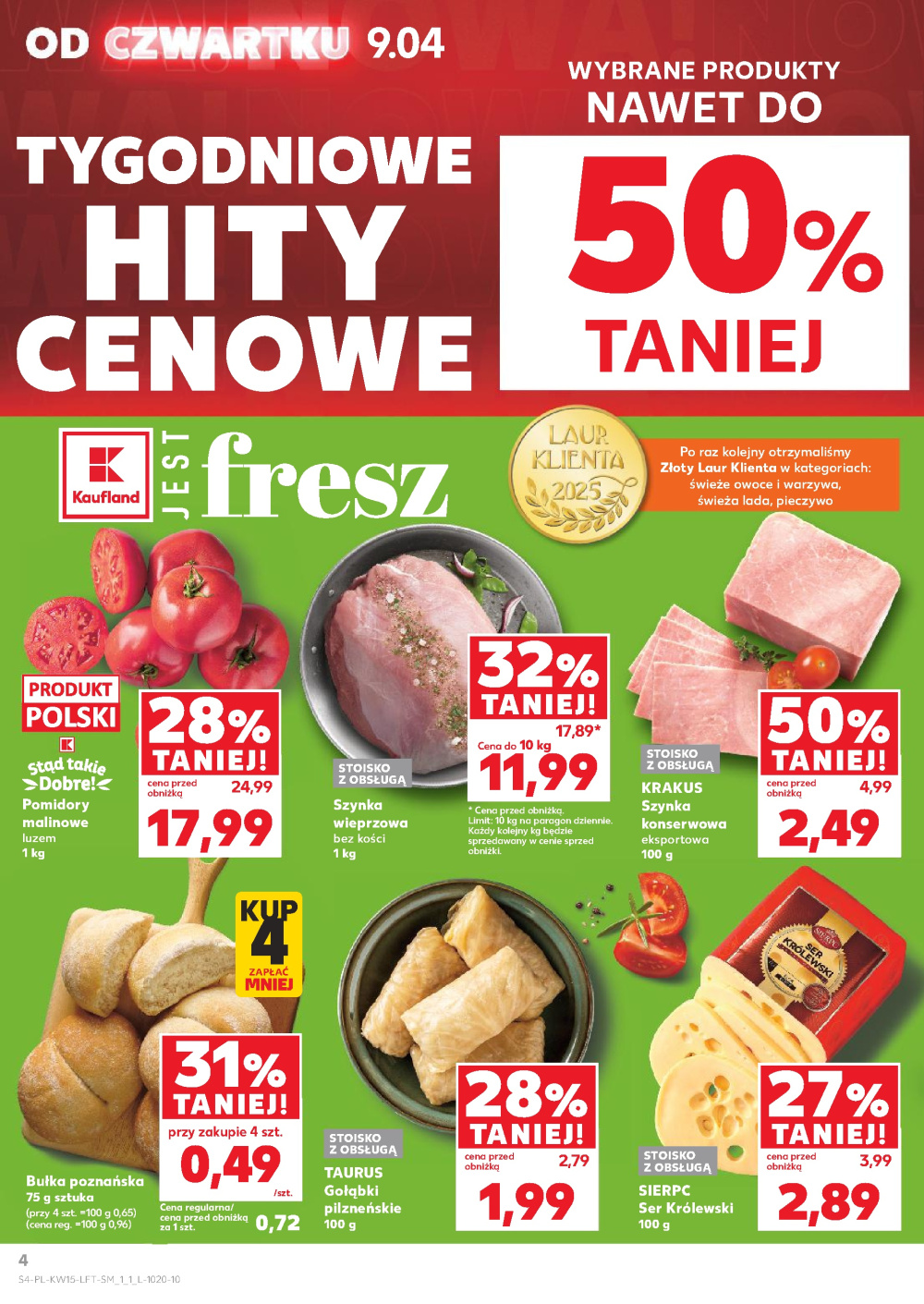 Leták Kaufland gazetka Racibórz, Polsko - strana 4