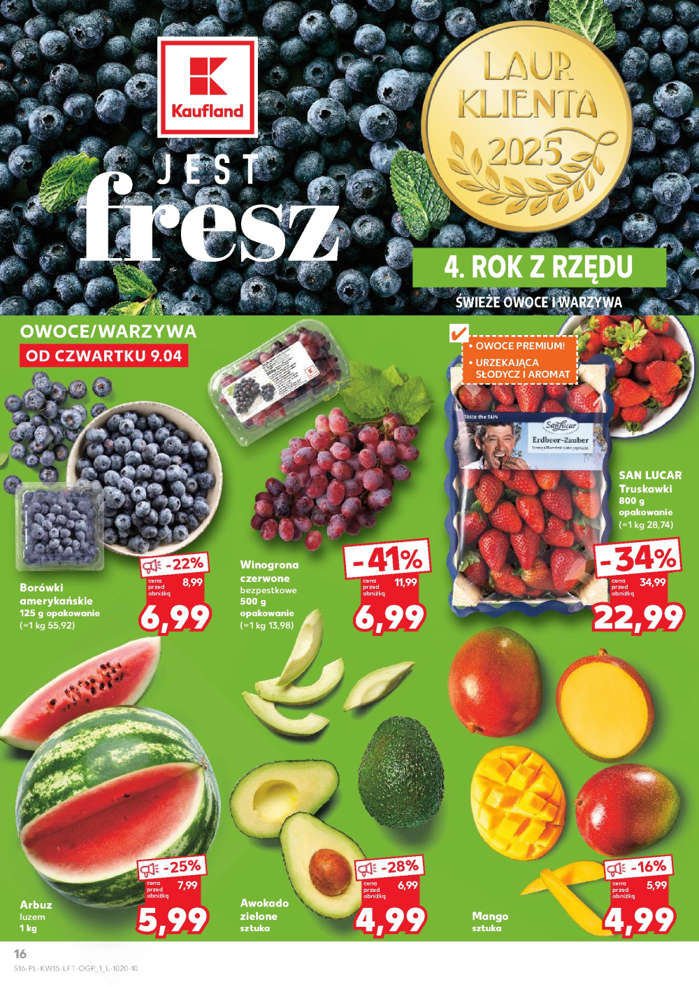Leták Kaufland gazetka Wołomin, Polsko - strana 16