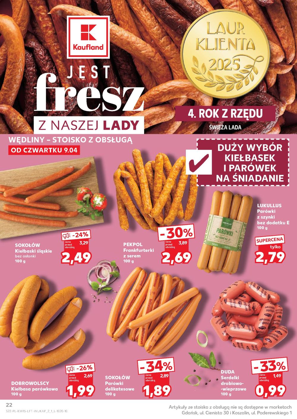 Leták Kaufland gazetka Wołomin, Polsko - strana 22