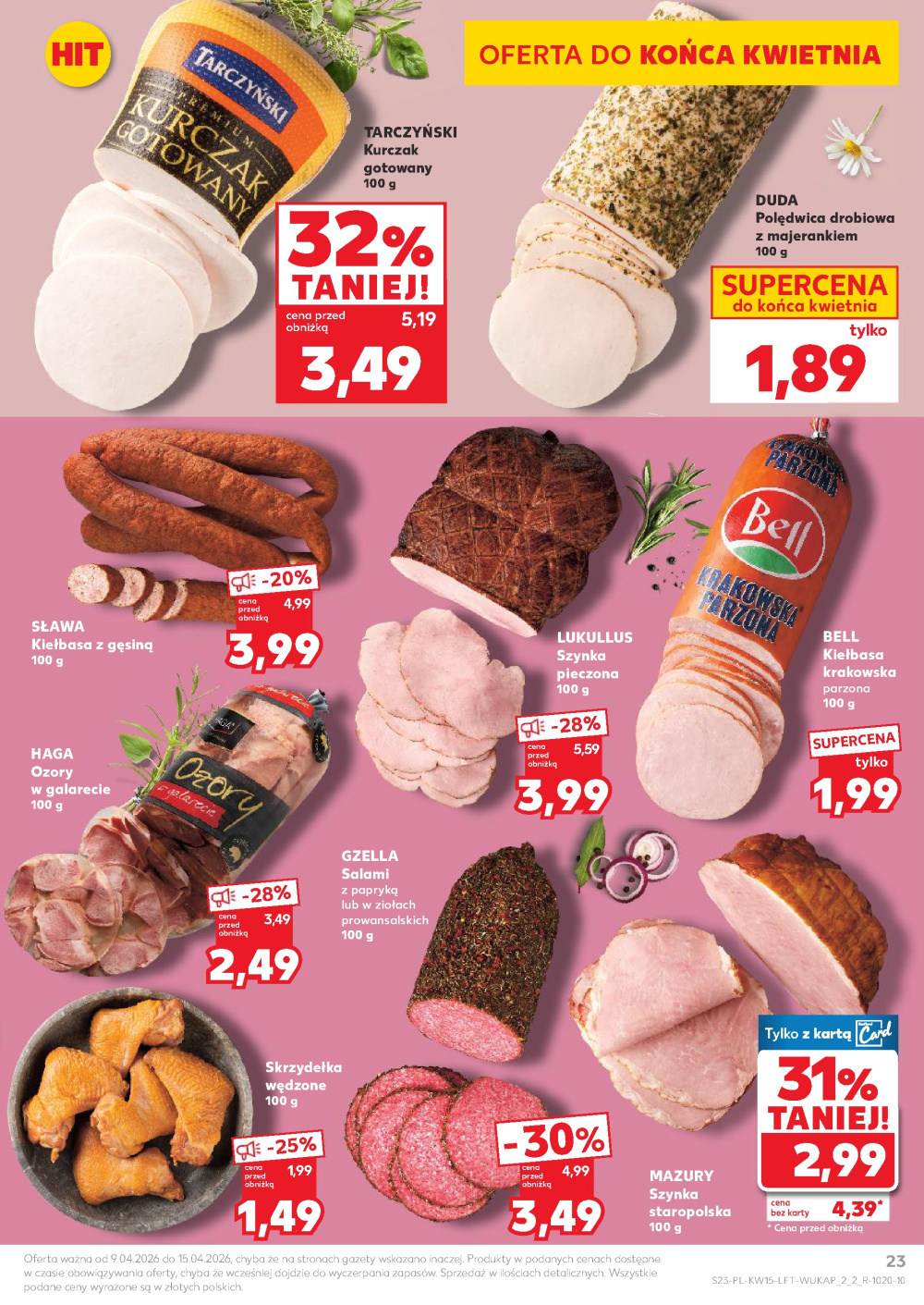 Leták Kaufland gazetka Wołomin, Polsko - strana 23