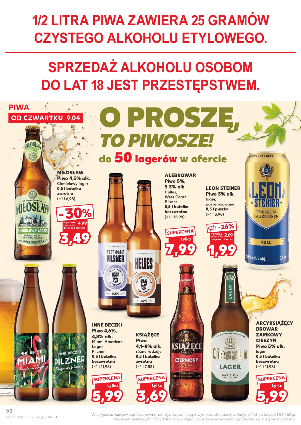 Leták Kaufland gazetka Wołomin, Polsko - strana 50