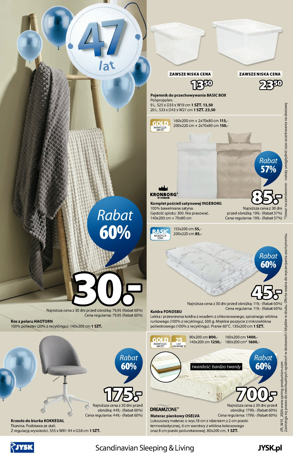 Leták Jysk gazetka, Polsko - strana 17