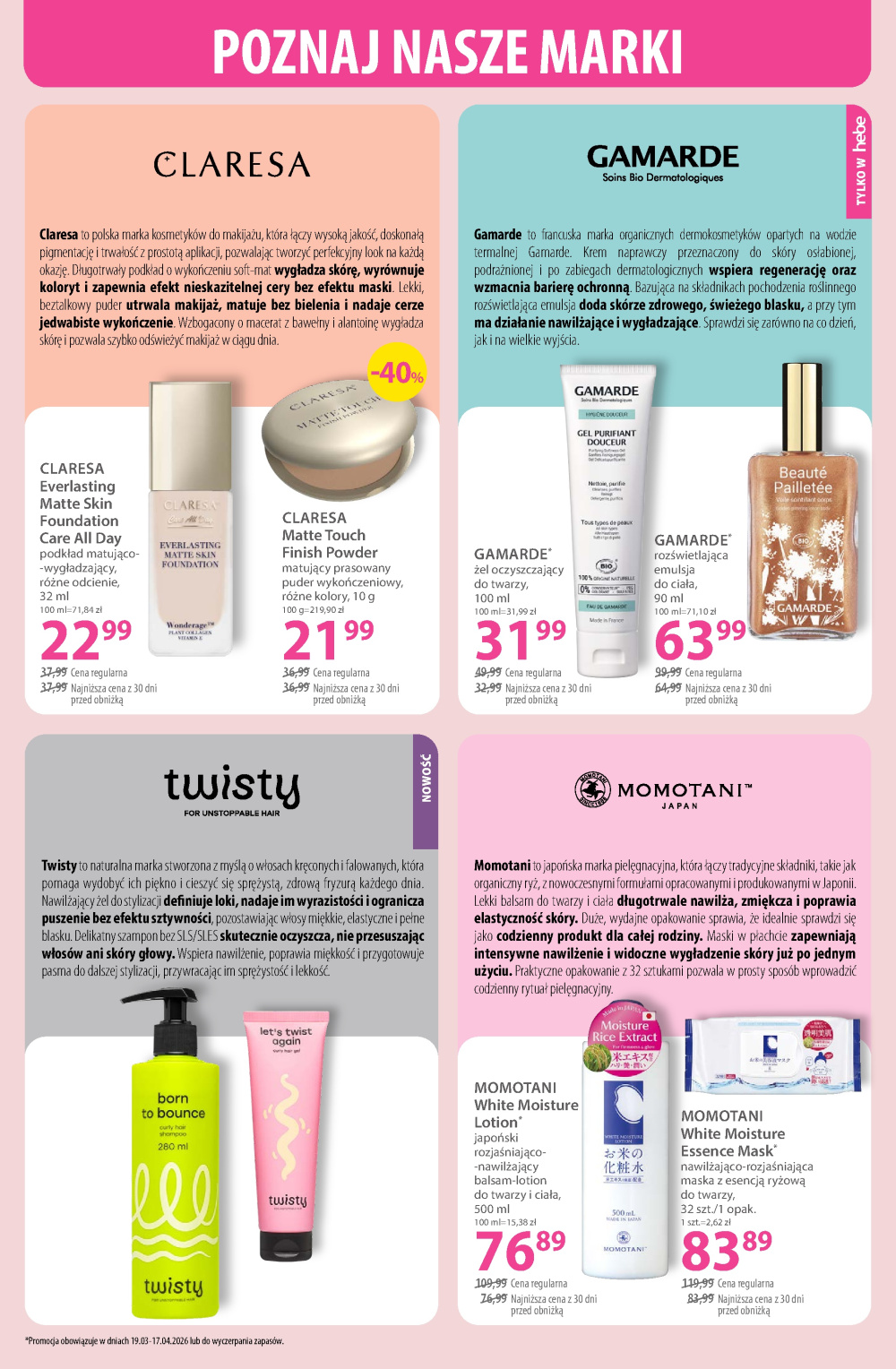 Leták Hebe - drogerie gazetka, Polsko - strana 10